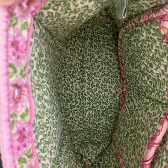 Vera Bradley Petal Pink Pattern Small Shoulder Tote - Picture 3 of 7